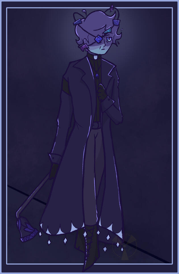 Fullbody Shaded with 1 prop and Simple BG